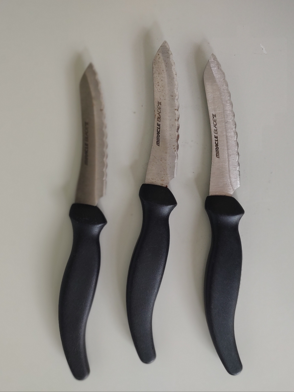 Miracle Blade 3 Steak Knives Lot Of Three Knives - Picture 3 of 7
